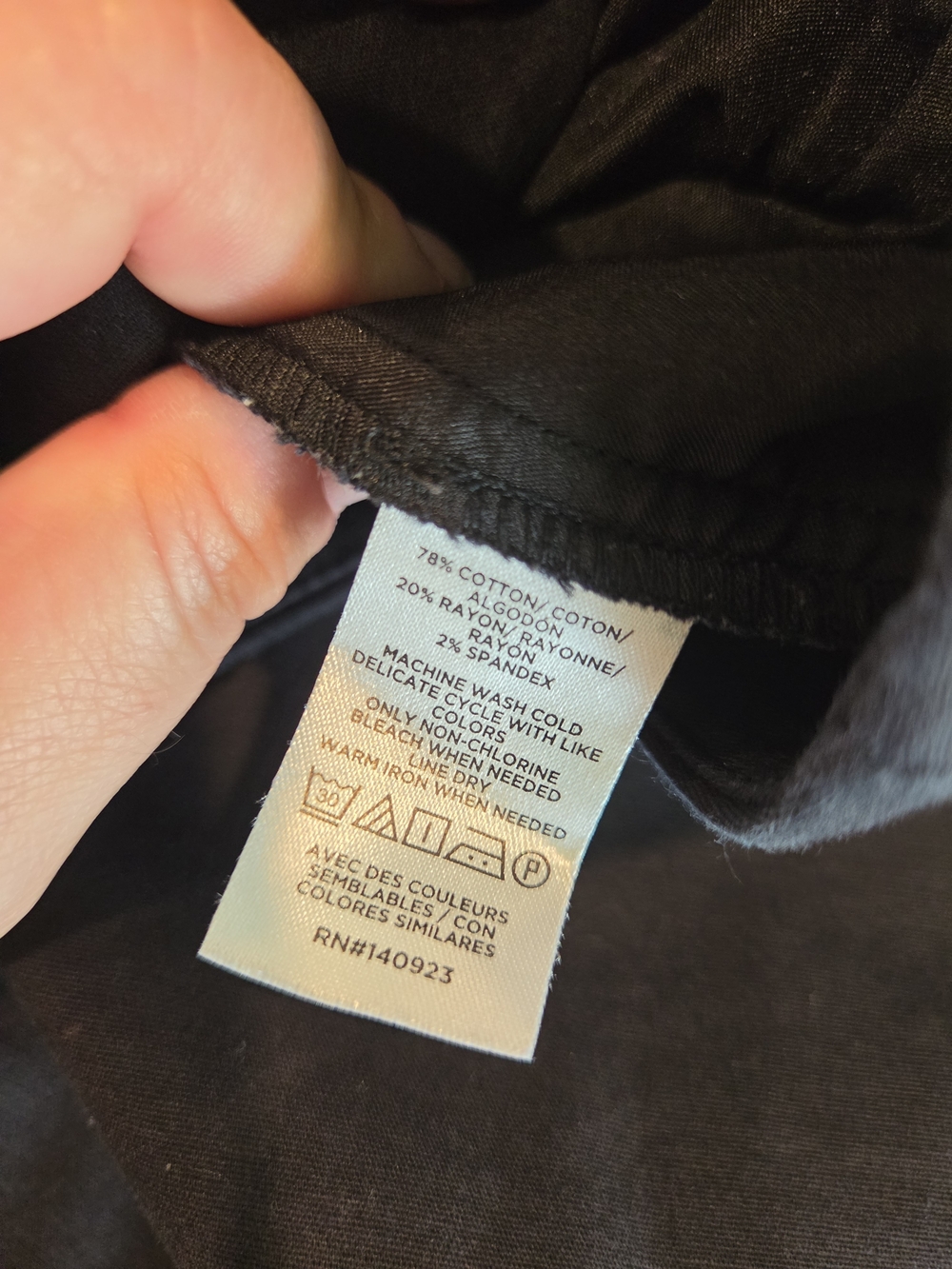 LOFT Black Tailored Shorts Size 12 Classic Career Casual Mid Rise - Picture 5 of 5
